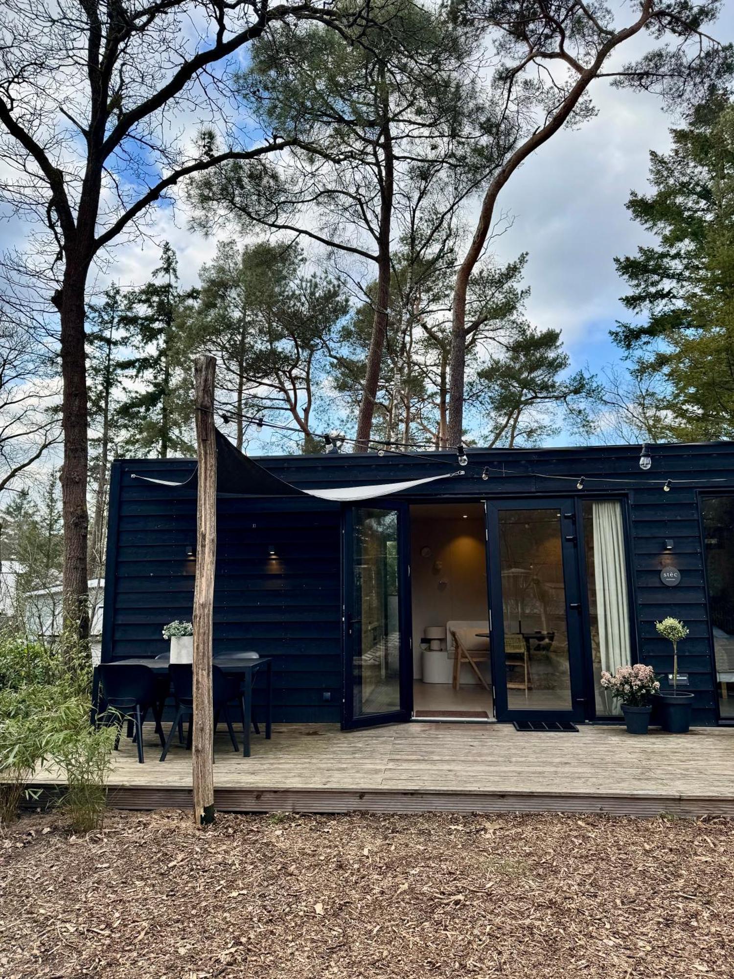 Luxe Tiny House Stec Midden Op De Veluwe In Nunspeet Villa Dış mekan fotoğraf
